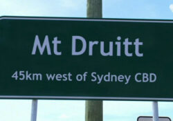 Mt Druitt sign
