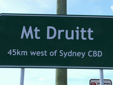 Mt Druitt sign