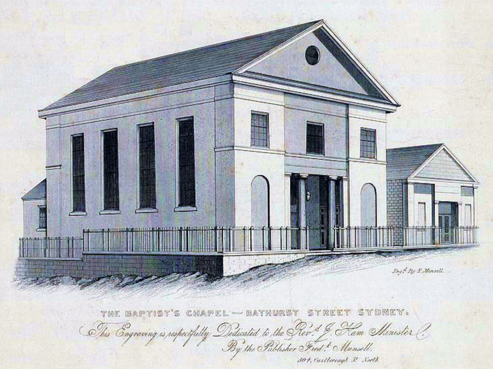 Bathurst Street Baptist Chapel Sydney