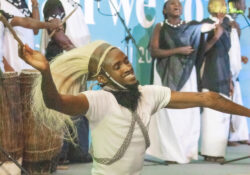 Dancing at the Kigali Gafcon Conference