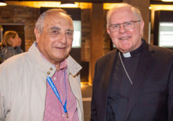 Peter Baruch and Archbishop Mark Coleridge