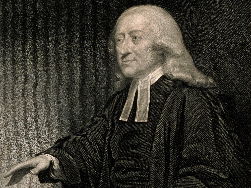 John Wesley. Engraving by J. Thomson after J. Jackson. (detail)