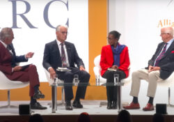 ARC panel Jordan Peterson, Ayaan Hirsi Ali, John Anderson, Os Guinness.