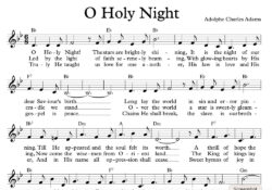 O Holy Night music