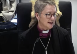 Bishop Genevieve Blackwell at the Yoorrook Commision