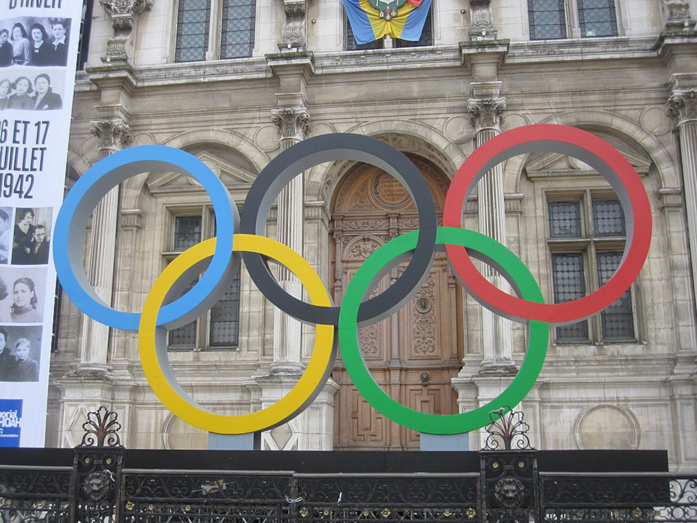 Paris Olympic Rings Hôtel de Ville