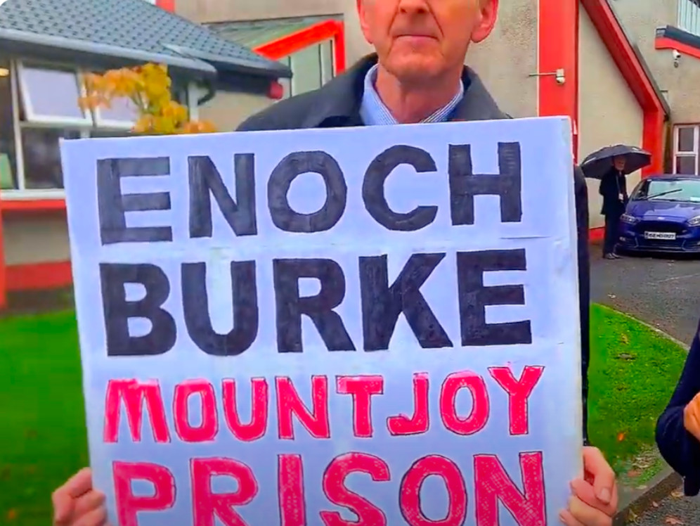 Enoch Burke protest