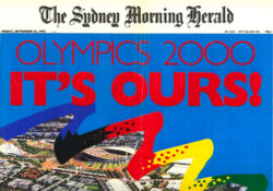 SMH Olympics front page