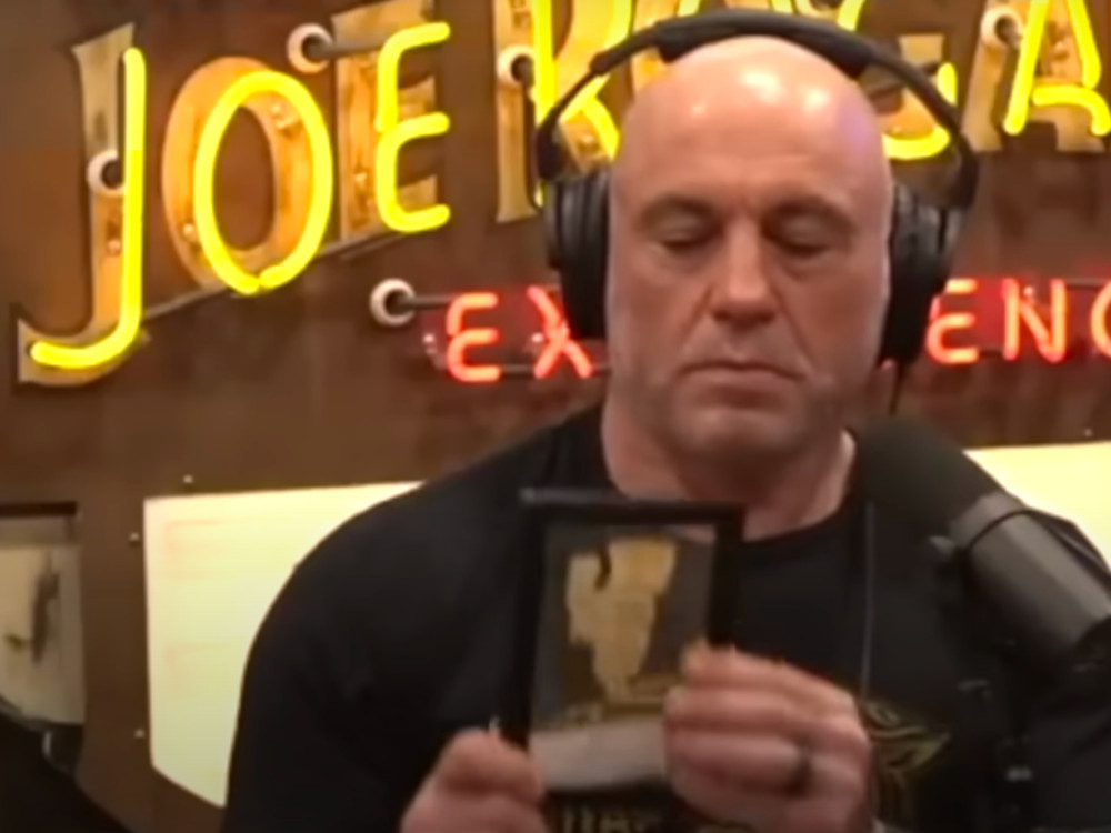 Joe Rogan with papyrus