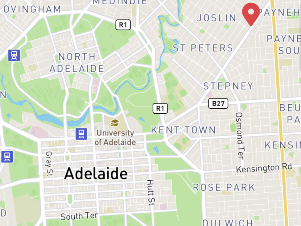 Koorong Adelaide map