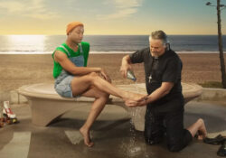 hegetsus superbowl commercial priest washes feet queer person
