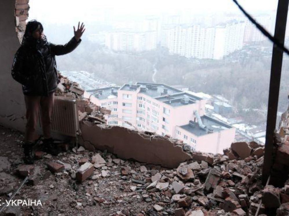 Destruction in Kyiv