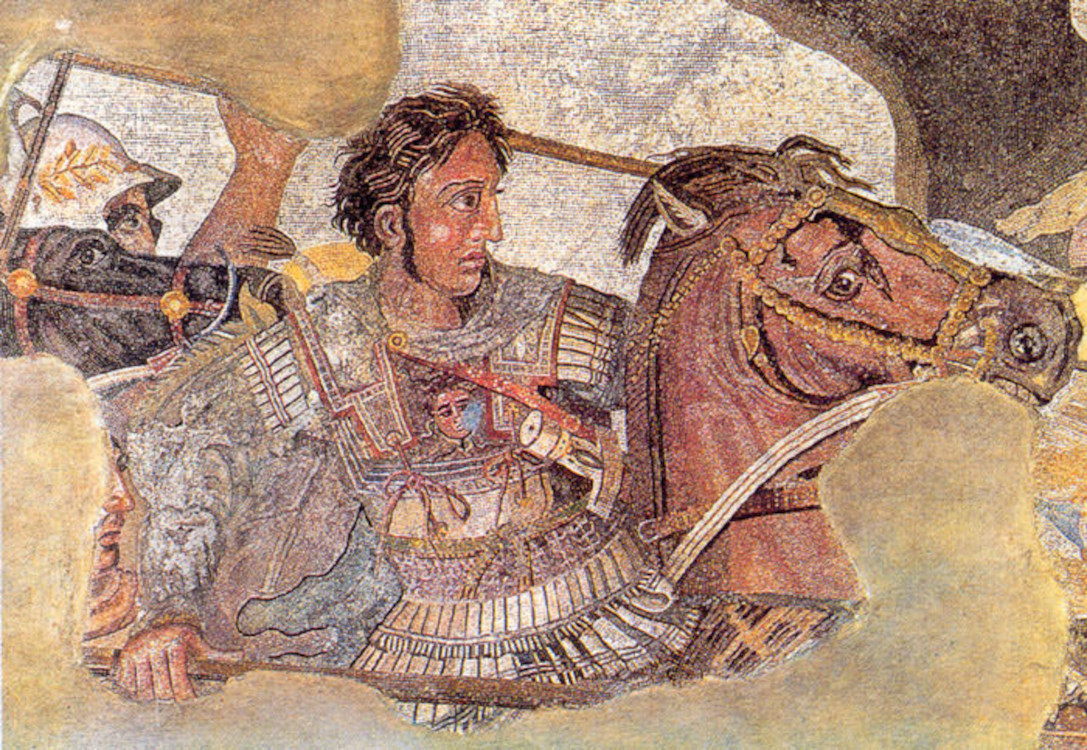 Alexander the Great, Pompeii mosaic
