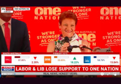 Pauline Hanson SA election night