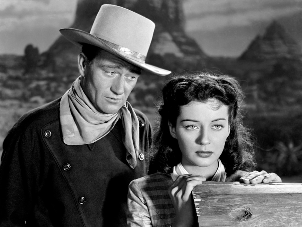 John Wayne & Gail Russell in "Angel and the Badman", 1947
