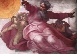 Michelangelo Creation of the Sun Moon and Plants Sistine Chapel