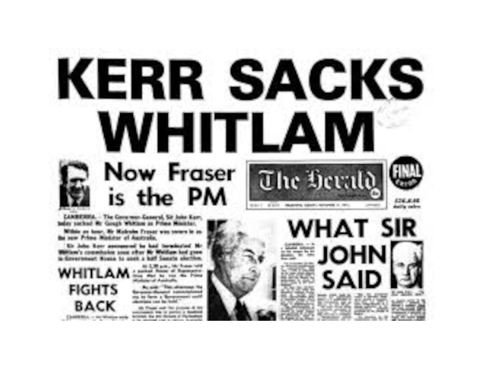 the Whitlam dismissal