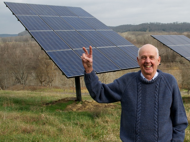 A New Harvest, with Wendell Berry, Henry County, KY, 2011 - photograph by Guy Mendes