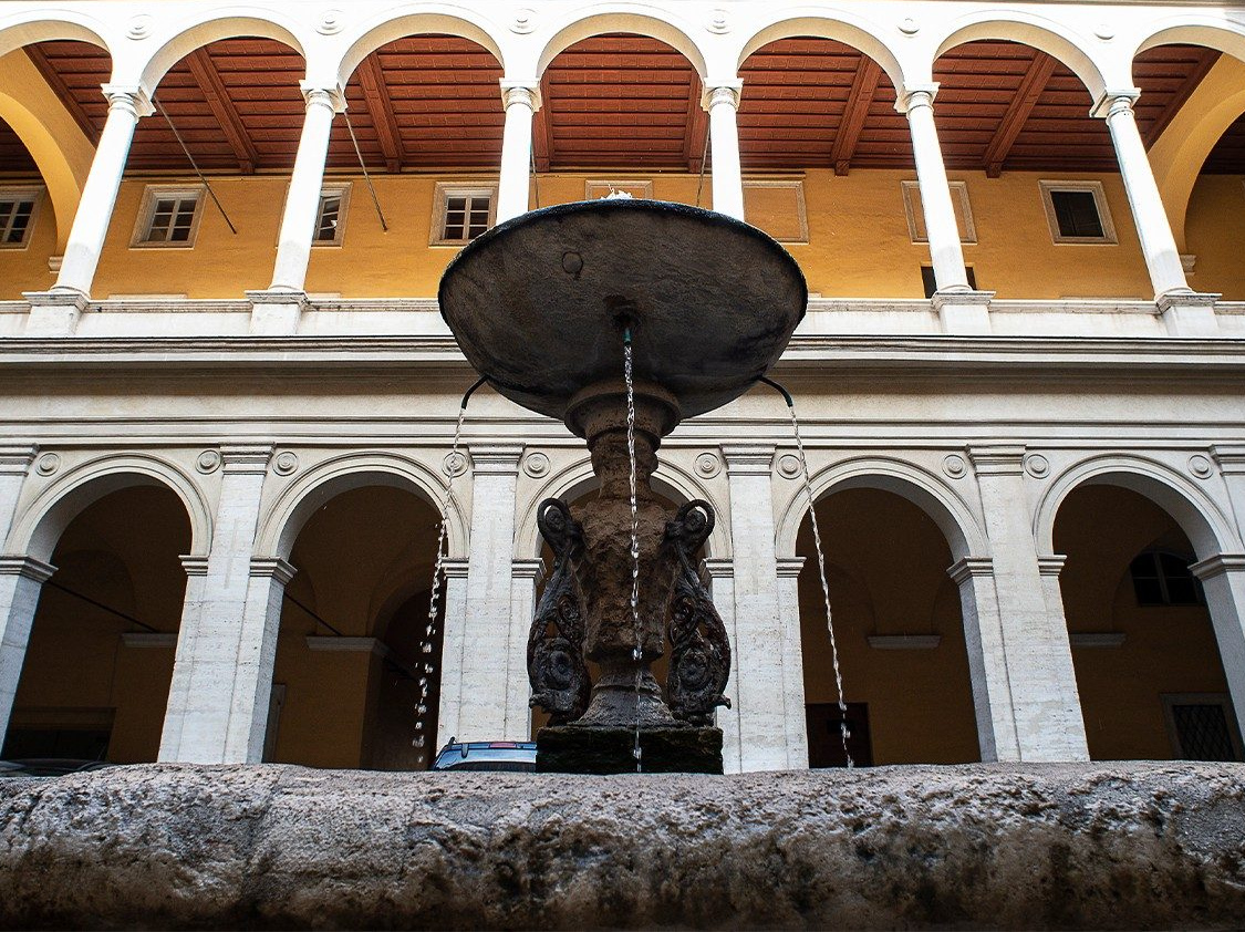 Dicastery of the faith's courtyard