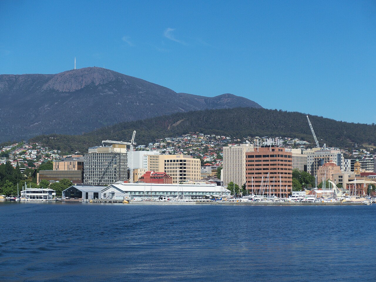 Hobart and Mount Wellington